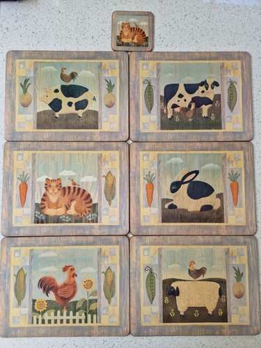 Vintage pimpernel farm animals - vintage,