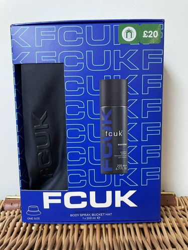 Fcuk gift set navy blue - blue, bucket
