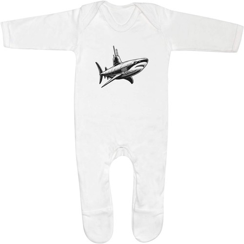 Shark submarine baby - submarine', romper