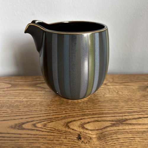 Denby jet stripe milk - milk, jug