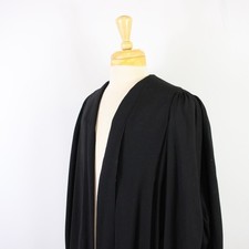 EDE & RAVENSCROFT LTD Graduation Gown Cape Black Vintage University - EHB