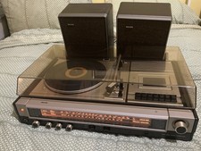 Vintage Philips 970 3 Band Stereo Combination Radio Cassette Record Turntable