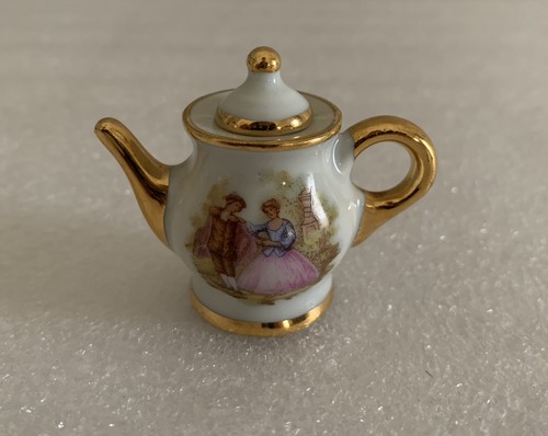 Vtg porcelain miniature - porcelain,