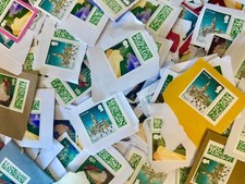 2nd CLASS STAMPS 100 UNFRANKED