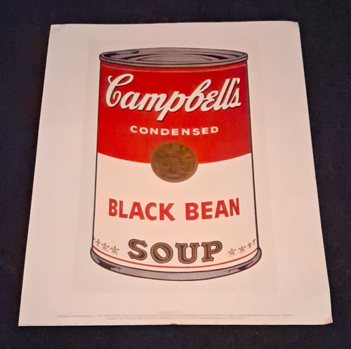 Andy warhol campbell black - campbell's,