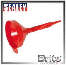 200mm Flexible Spout Funnel with Brass Filter – Medium Size