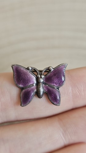 Vintage silver purple - silver,