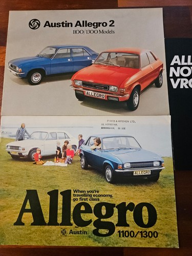 Austin allegro brochures - allegro,