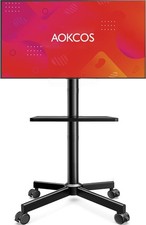 Rolling TV Stand Cart 32-65in