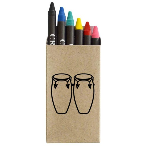 Conga drums coloured - 6,