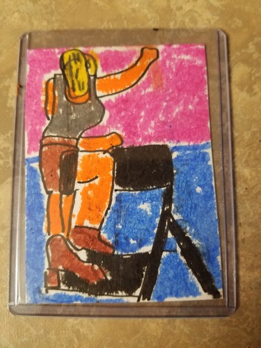 Lara croft artist trading card - croft,