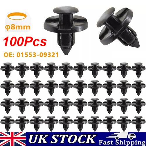 100pcs 8mm plastic clips for - 100pcs,