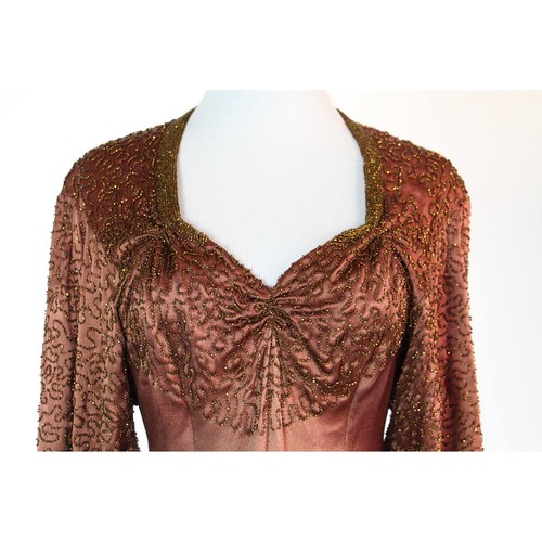 Rare 1940s beaded bronze - rare,