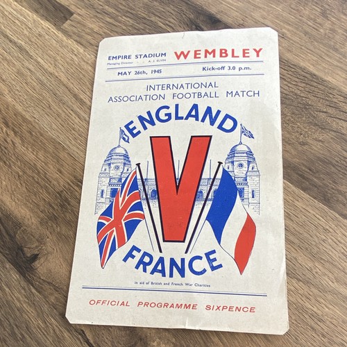 Official match programme - official,