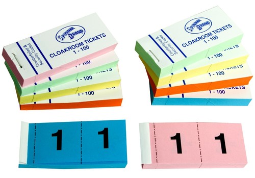 Raffle books cloakroom - raffle,