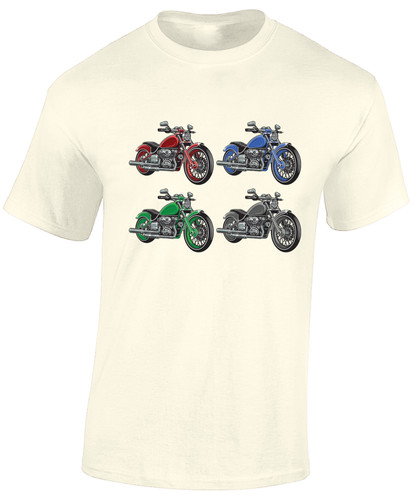 Motorbikes mens shirt cool - 4,