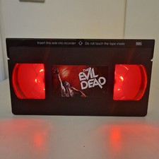 Horror & Thriller LED VHS Video Tape Lamp Birthday Xmas Gift Ideas Retro Light