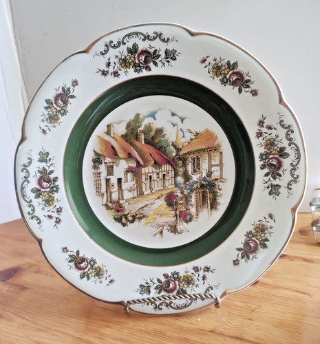 Ascot service plate wood - plate, &