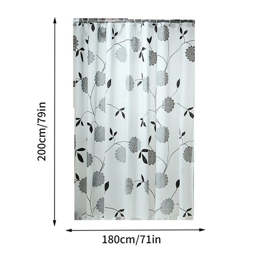 Shower curtain floral extra - shower,