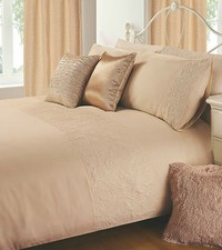Quilted Embossed Satin Duvet
