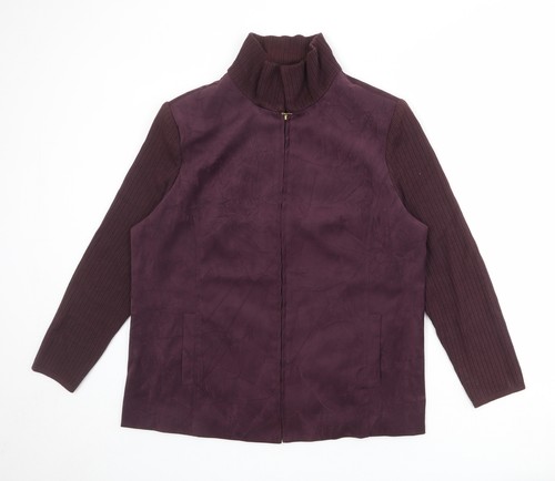 Oscar womens purple jacket - b,