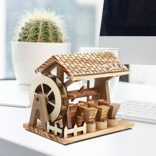 Wooden water wheel model toy - wheel,
