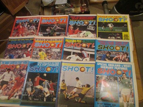 Shoot football magazines - x,