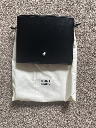 Mont blanc black leather - mont,