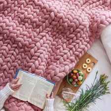 Handmade Chunky Knit Blanket