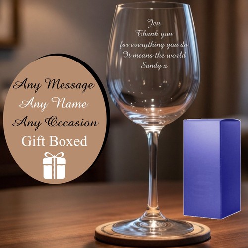 Personalised engraved wine - engraved,