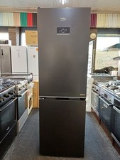 BEKO CNG6686VPZ 60cm Fridge Freezer Black Steel FrostFree
