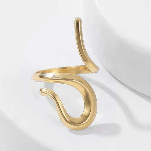 Gold stainless steel rings for - stainless,