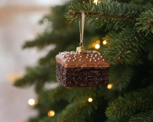 Brownie glass christmas - glass,