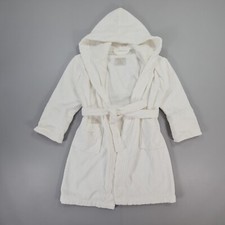 Frette Kids Bath Robe White 6/ 10 years Luxury Collection Cotton Dressing Gown