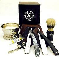 Straight Razors Dovo Paste Strap Cup Soap Bag Shaving Set in Gift Box for XMAS