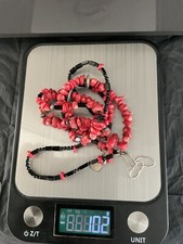Real Red Coral Beaded Necklace