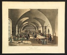 Ackermann Microcosm London Stamp Office by Rowlandson Pugin 1809 print