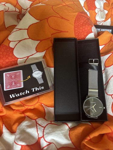 Watch this magic trick - watch, –