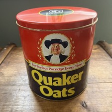 Vintage Storage Tin Quaker