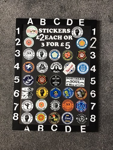 Northern soul ska - 3, stickers
