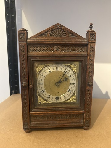 German bracket clock 1850 - bracket,