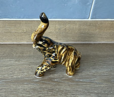 La Vie Collage Elephant Baby Figure Safari Animal Print 11cm