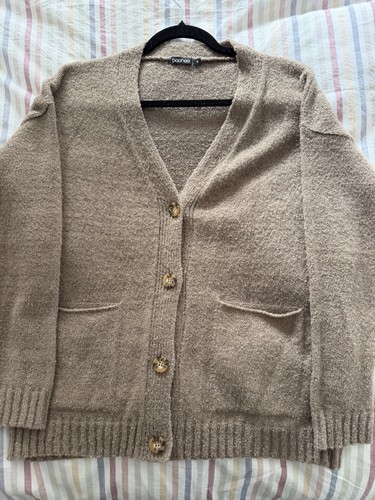 Women boohoo brown knit - women’s,