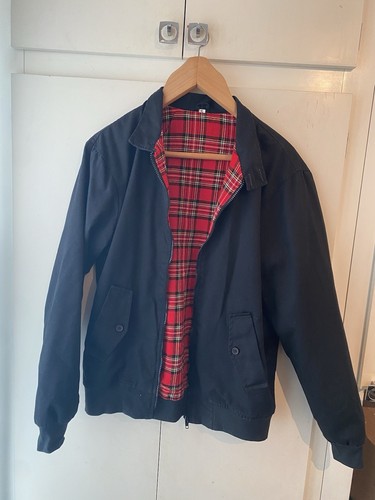 Men black harrington - black,