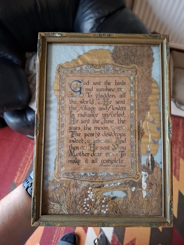 Antique vintage gilded framed - gilded,