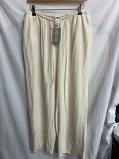 H&M Cream light silky trousers