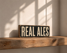 Bar sign real - sign, ales