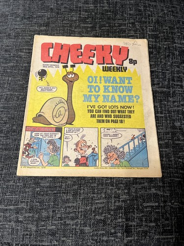 Cheeky weekly comic 22 april - weekly,