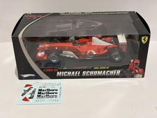 Hot Wheels Elite Ferrari F-2003GA Michael Schumacher 1:18 Scale With Stickers