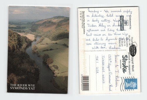 Vintage postcard the river wye - the,
